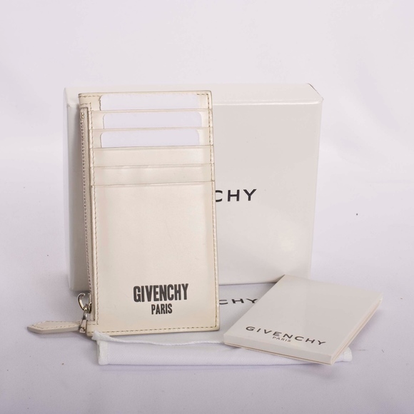 Givenchy Handbags - Auth. Givenchy White Card Holder with Receipt